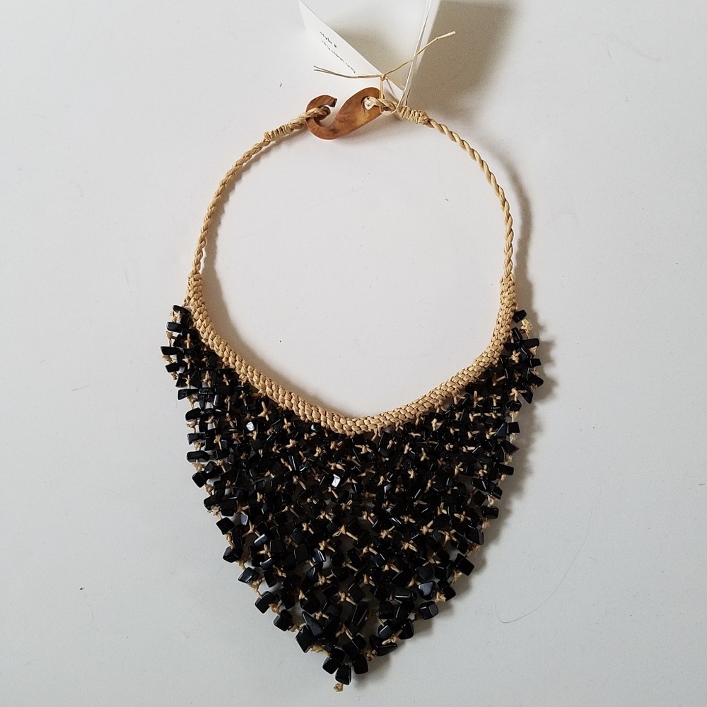 Onyx Crystal Stone Choker Necklace